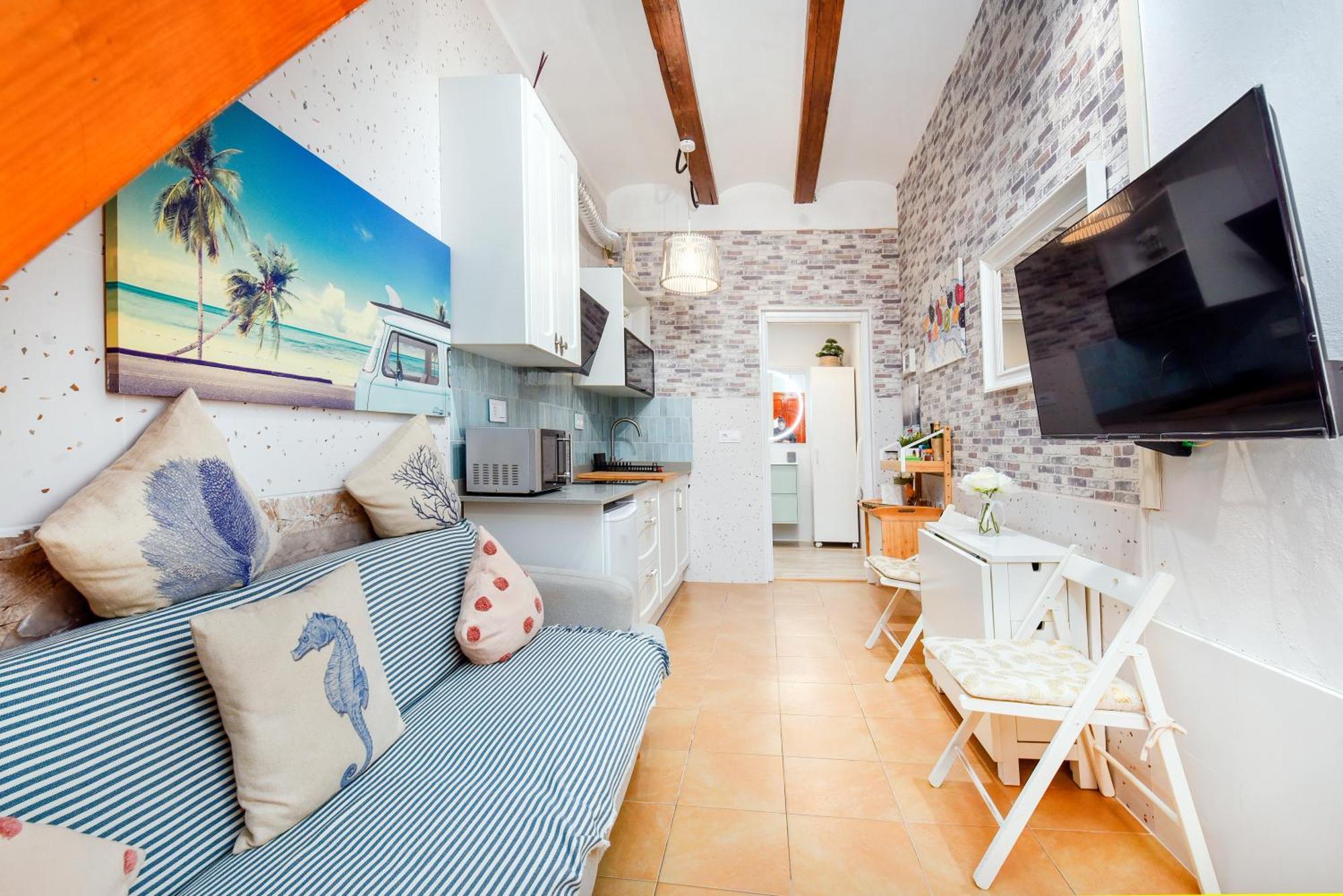 La Casita Azul De La Playa Apartment บาเลนเซีย ภายนอก รูปภาพ